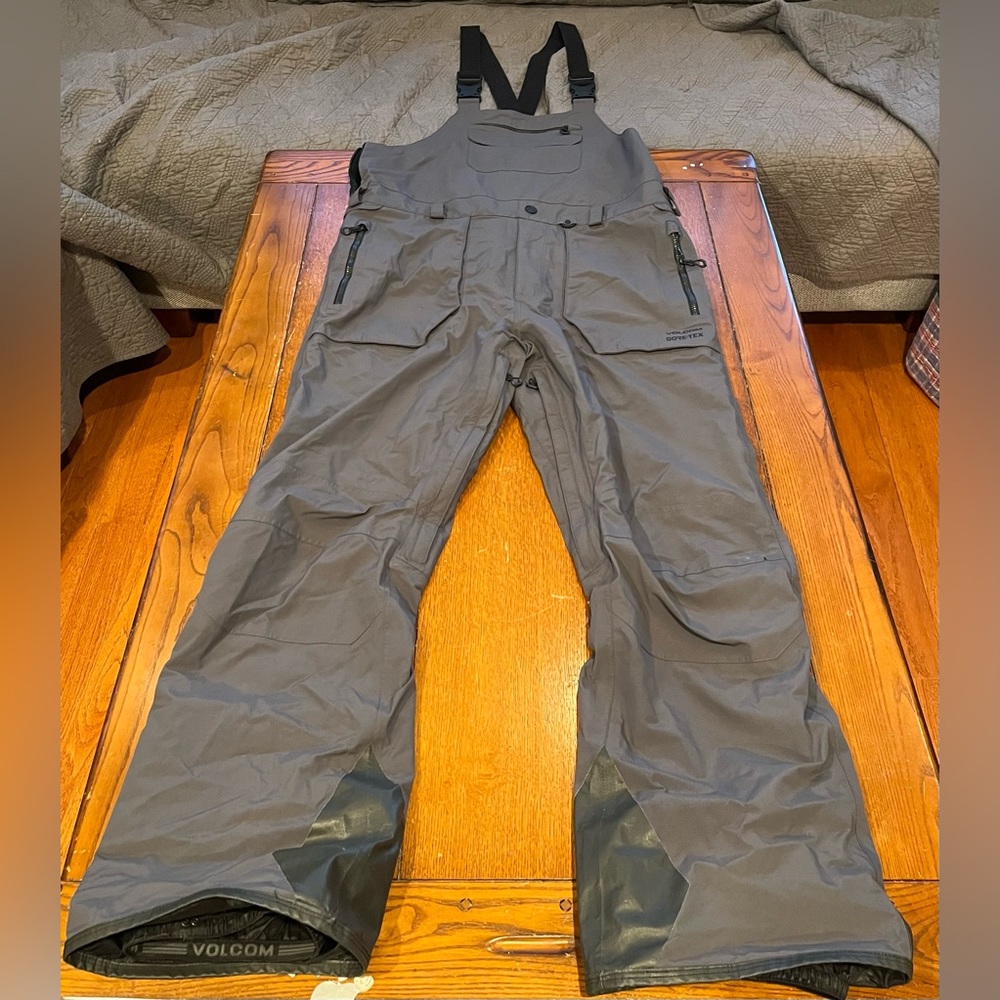 Volcom Men's Rain Bibs Large Gore Tex